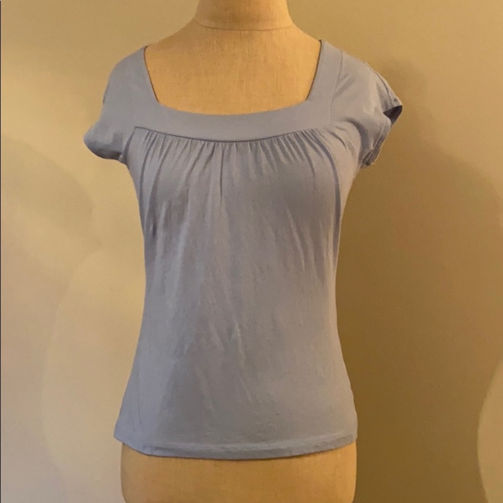 Ann Taylor loft blue shirt